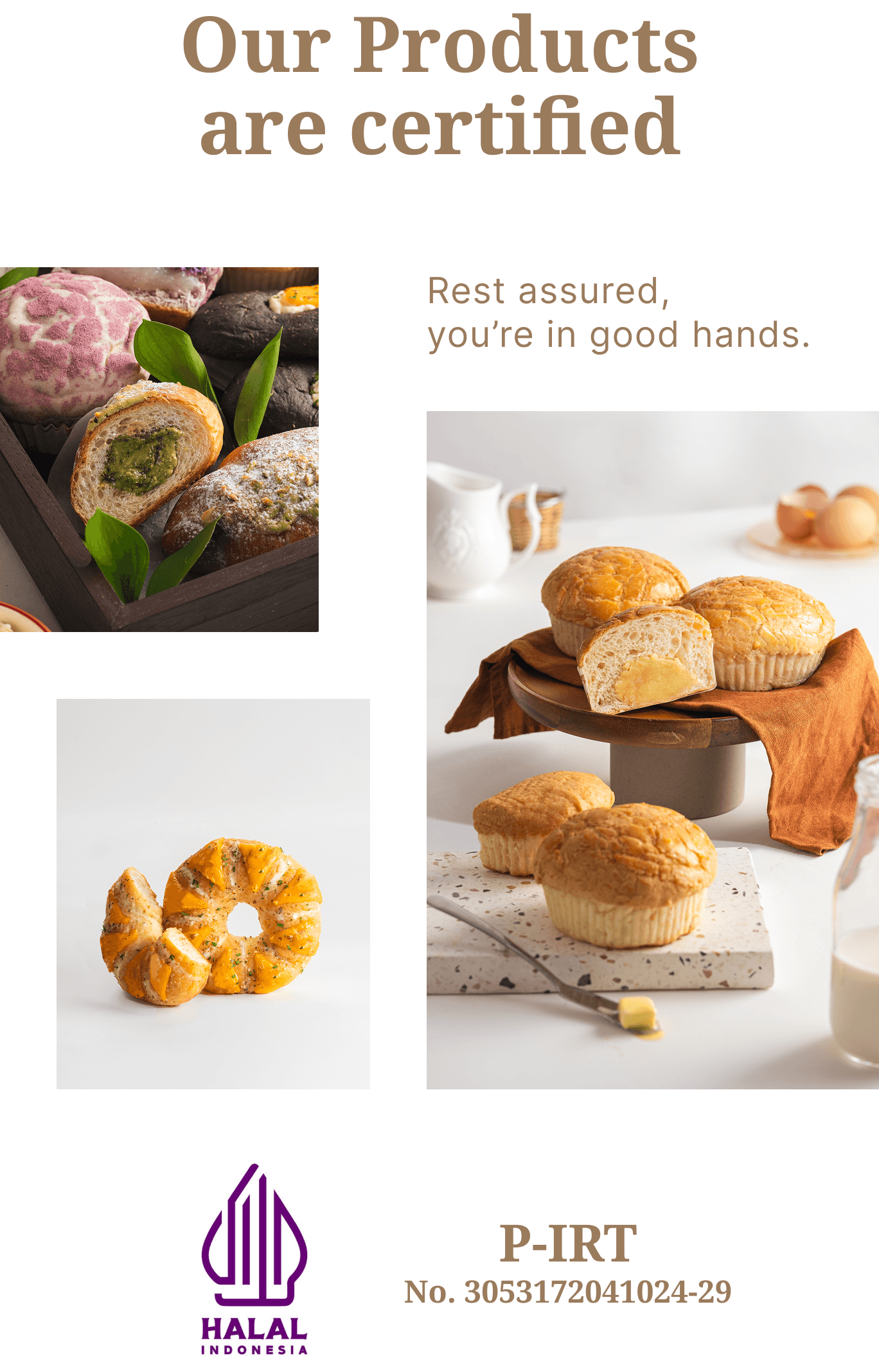 Sertifikasi Halal First Wish Bakery