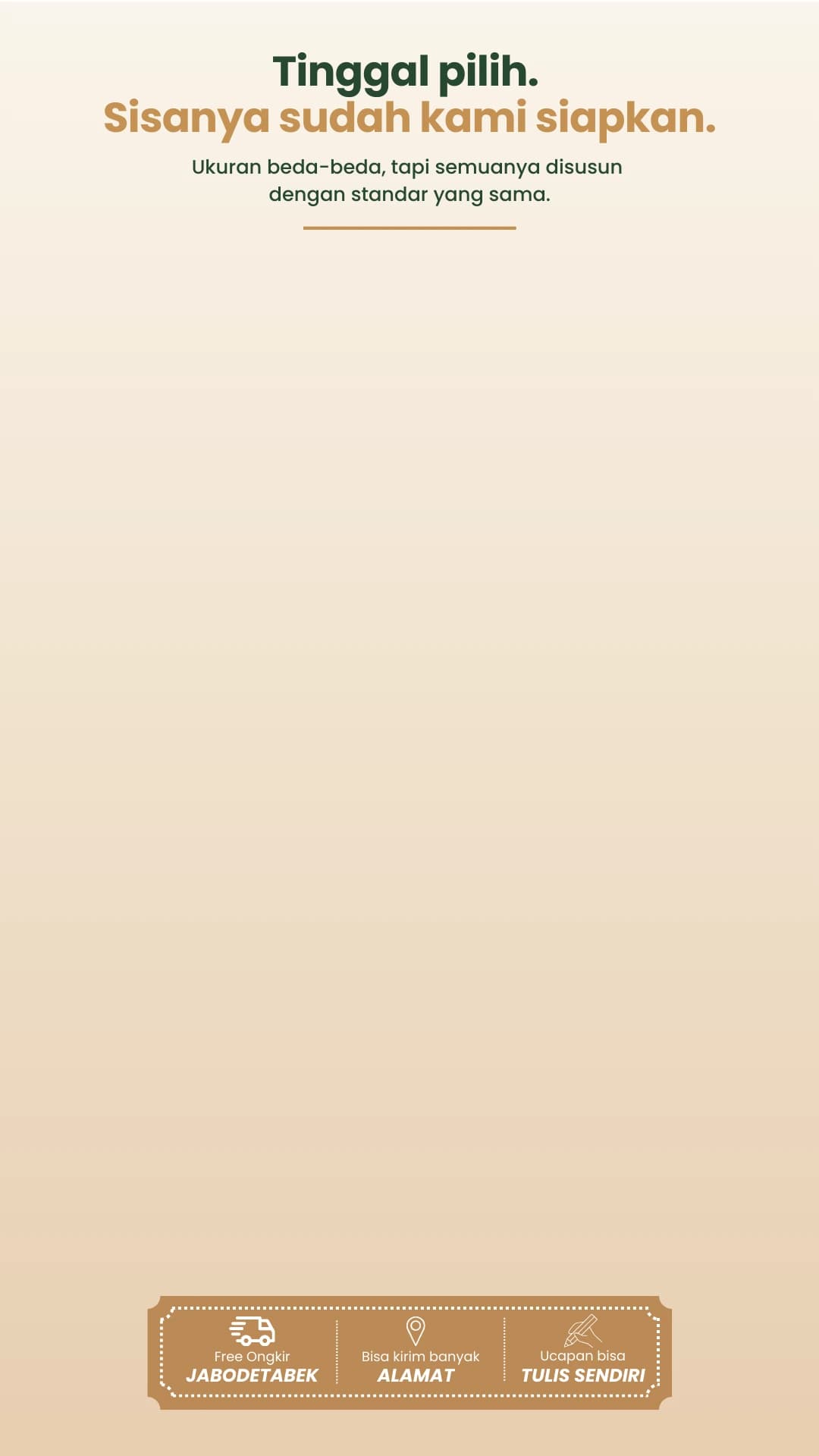 Menu Hampers Background