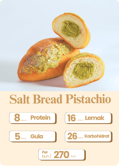 Salt Bread Pistachio