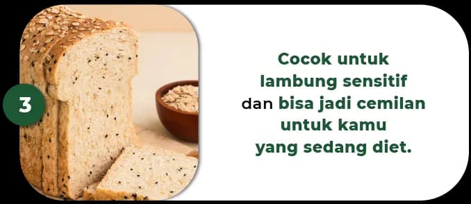 Cocok untuk lambung sensitif